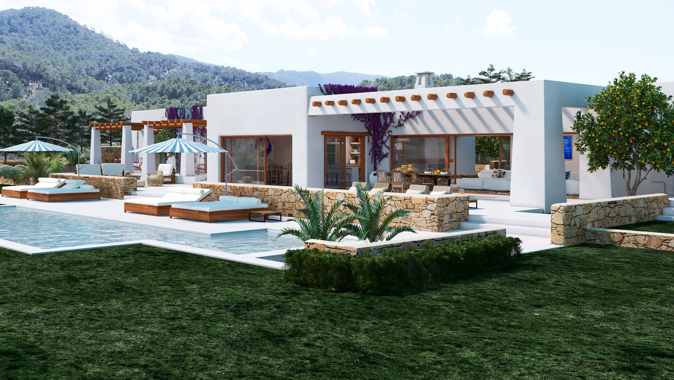 GE02 Persp piscina FIN01 scaled Gorilla Ibiza